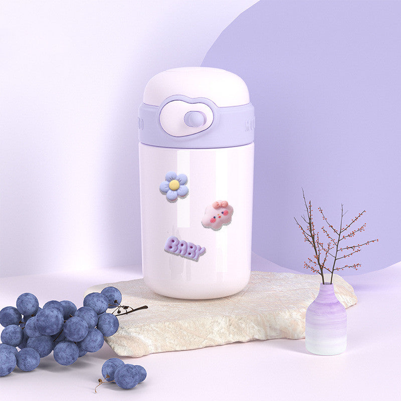 Portable Stainless Steel Children's Insulated Water Cup