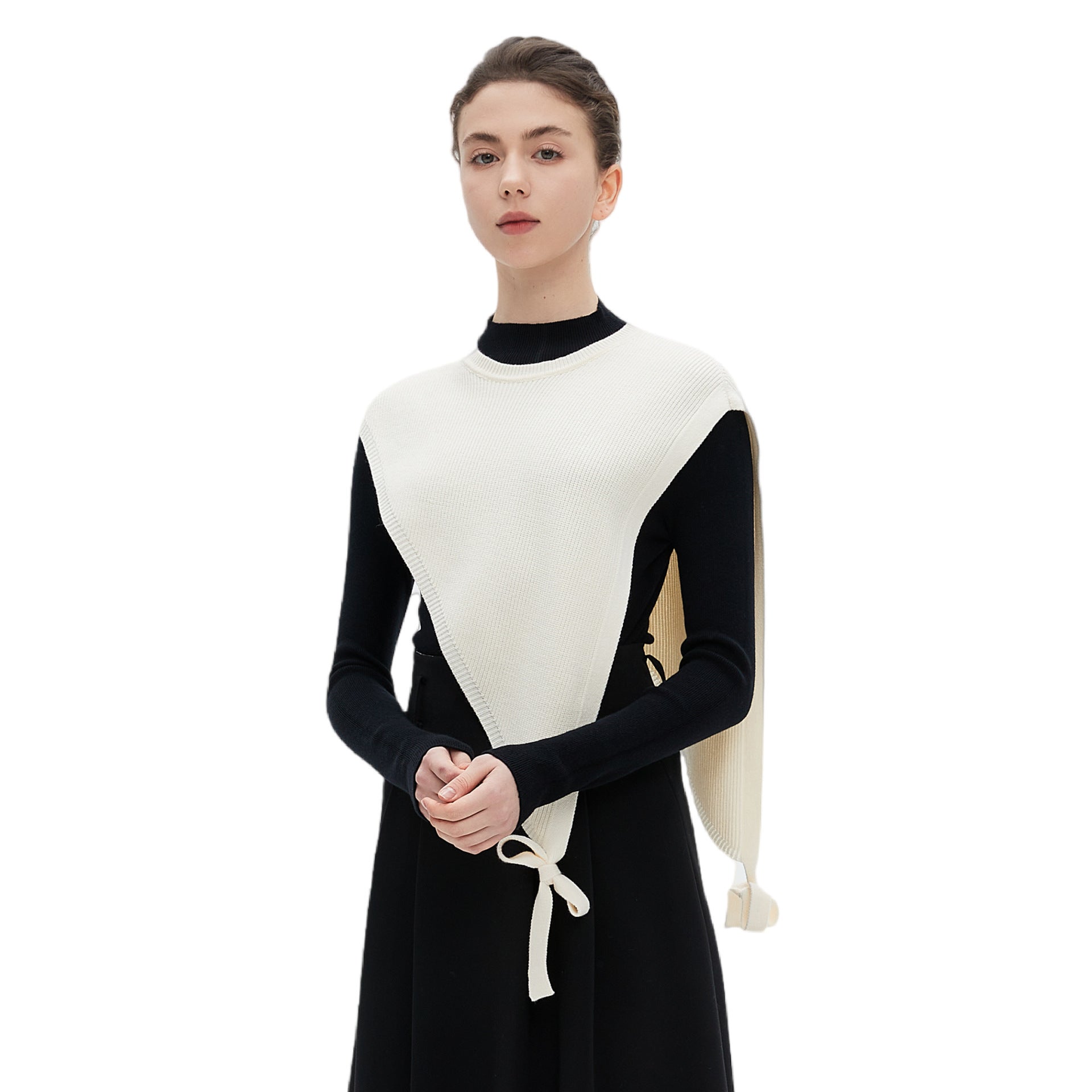 Thin Outer Match Shirt Short Sleeve Triangle Knitted Shawl