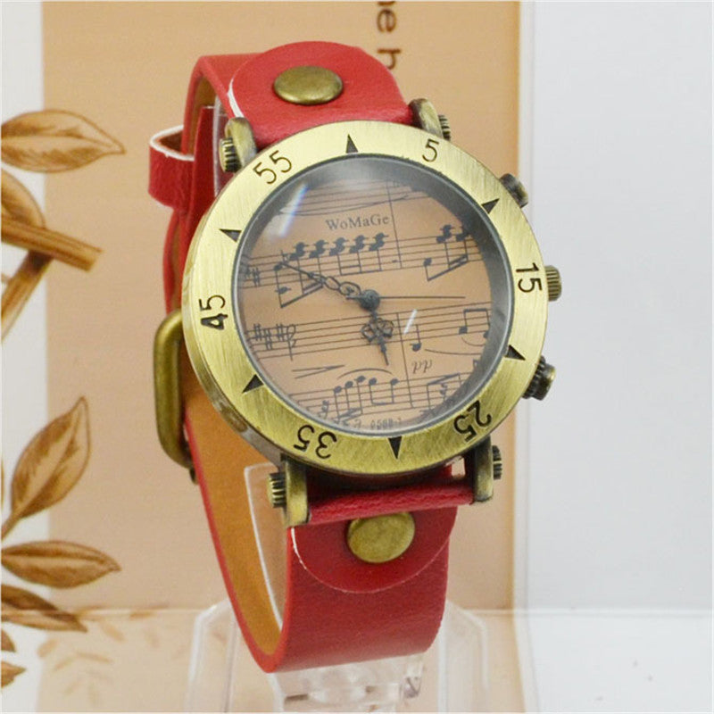 Foreign Trade WoMaGe New Music Symbol Watch Fashion Novel Men's Watch Wholesale