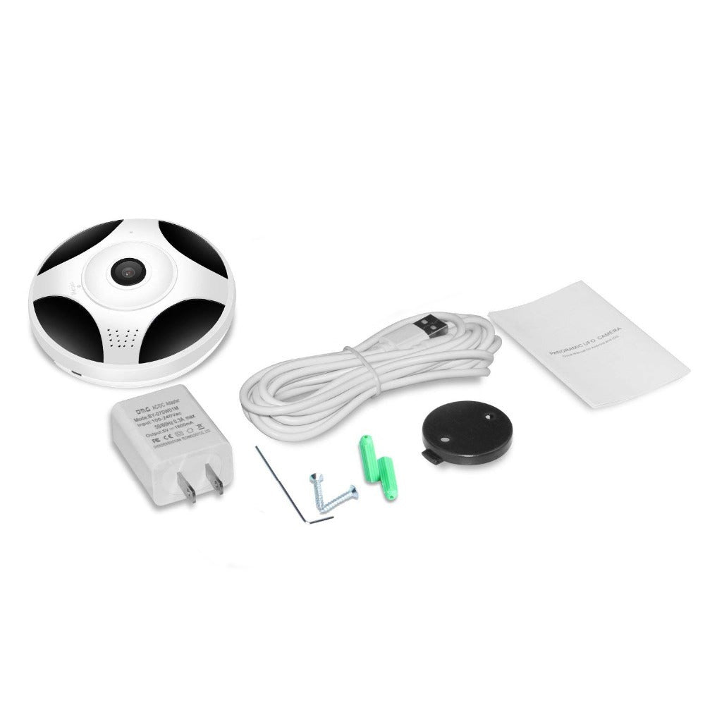 360 Panoramic Camera Full View Audio WIFI IR 1.3MP 2MP 3MP Fisheye Wireless Smart 1080P HD Night