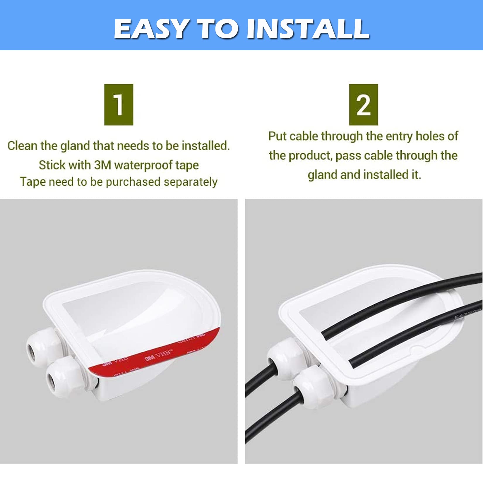 4pcs  Solar Panel Mounting Bracket Kit-Boat Caravan Camper Van RV Roof Mount