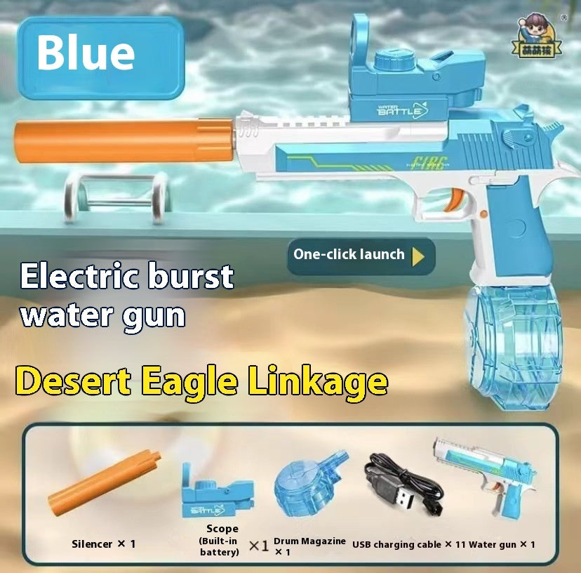 New Fire Light Effect Electric Water Gun