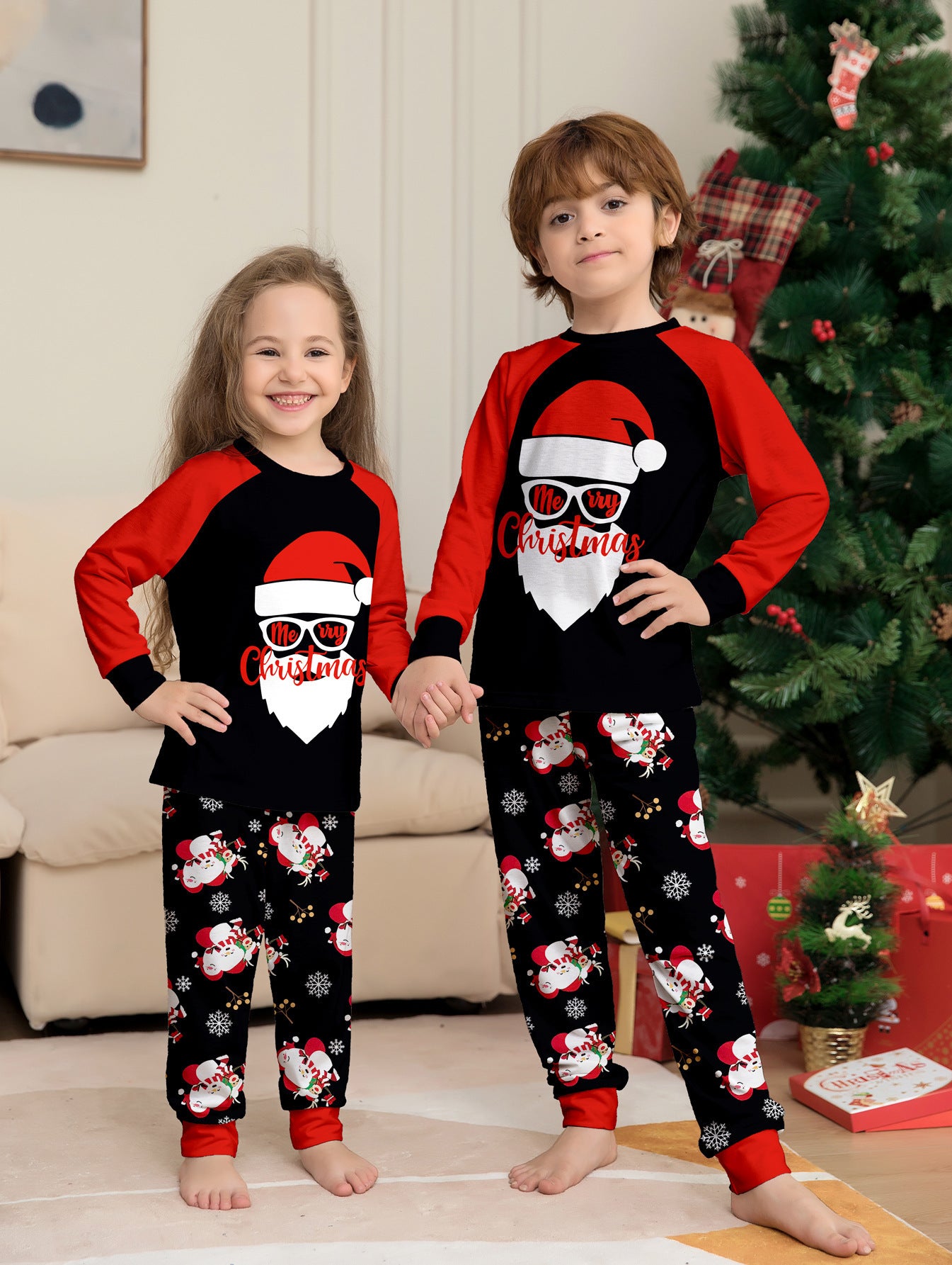 Santa Claus Homewear Two-piece Pajamas