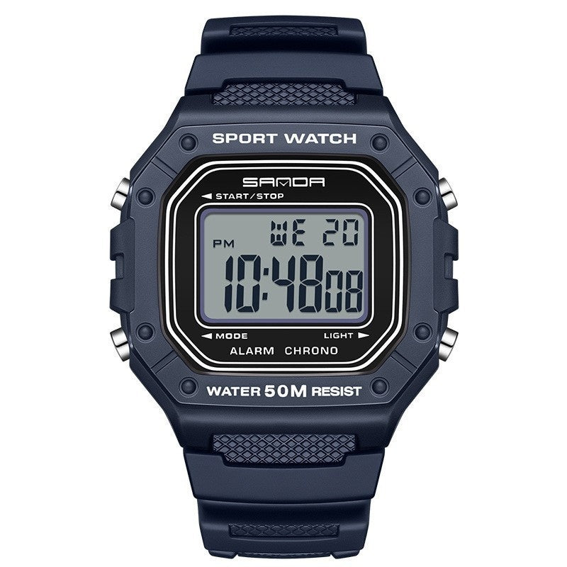 Swimming Waterproof Youth Electronic Watch Simple Alarm Clock