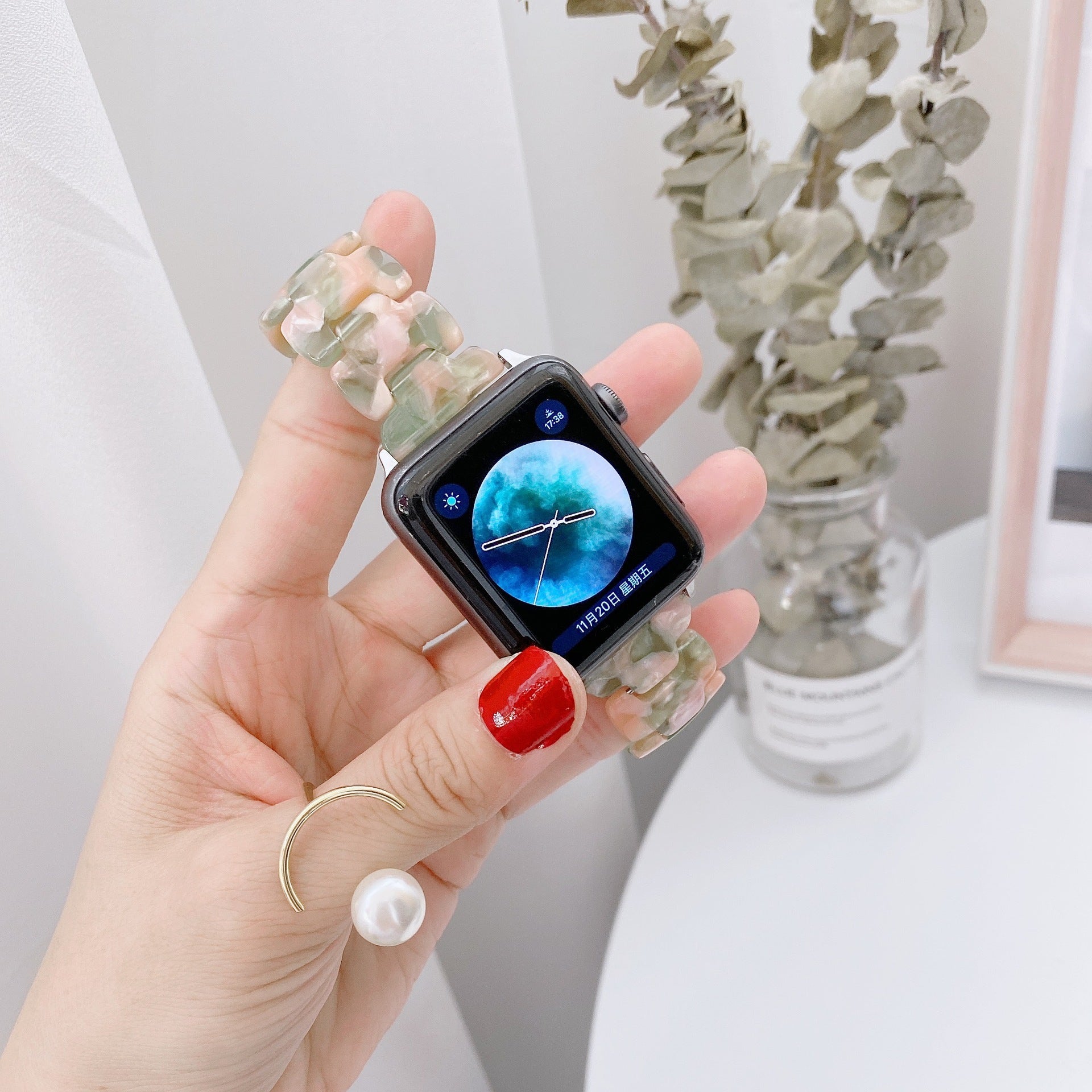 Smart Watch Oval Lightweight Resin Strap
