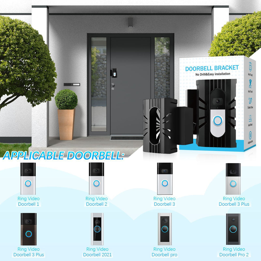 Convenient Installation Simple Visual Doorbell Bracket