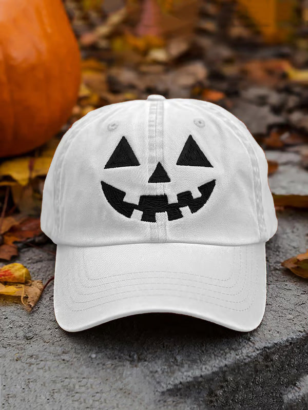 Halloween Personality Pumpkin Autumn Style Printed Hat