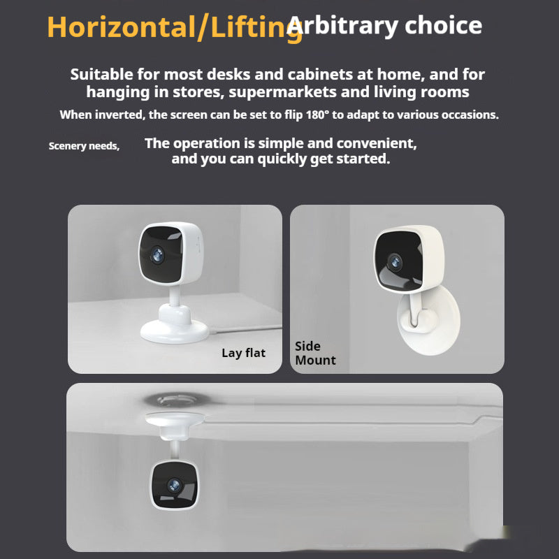 For HD Wireless Monitoring WIFI Indoor V380 Camera Night Vision Children's Home
