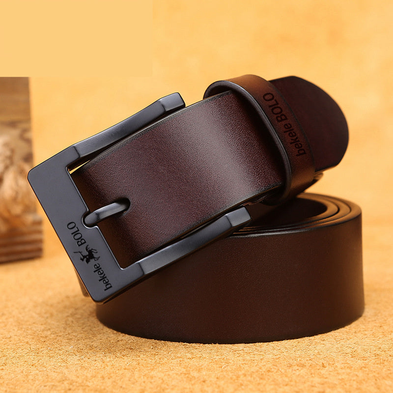 Simple And Versatile Men's Pin Buckle Belt