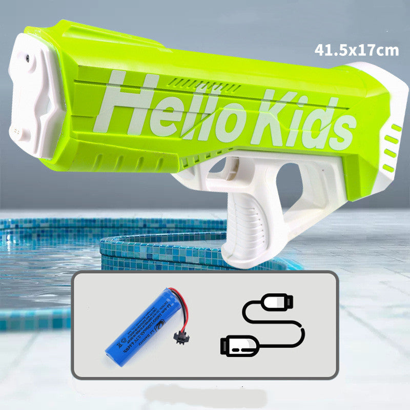 Children's Electric Continuous Hair Gun Toy One-click Water Absorption Can Be Launched