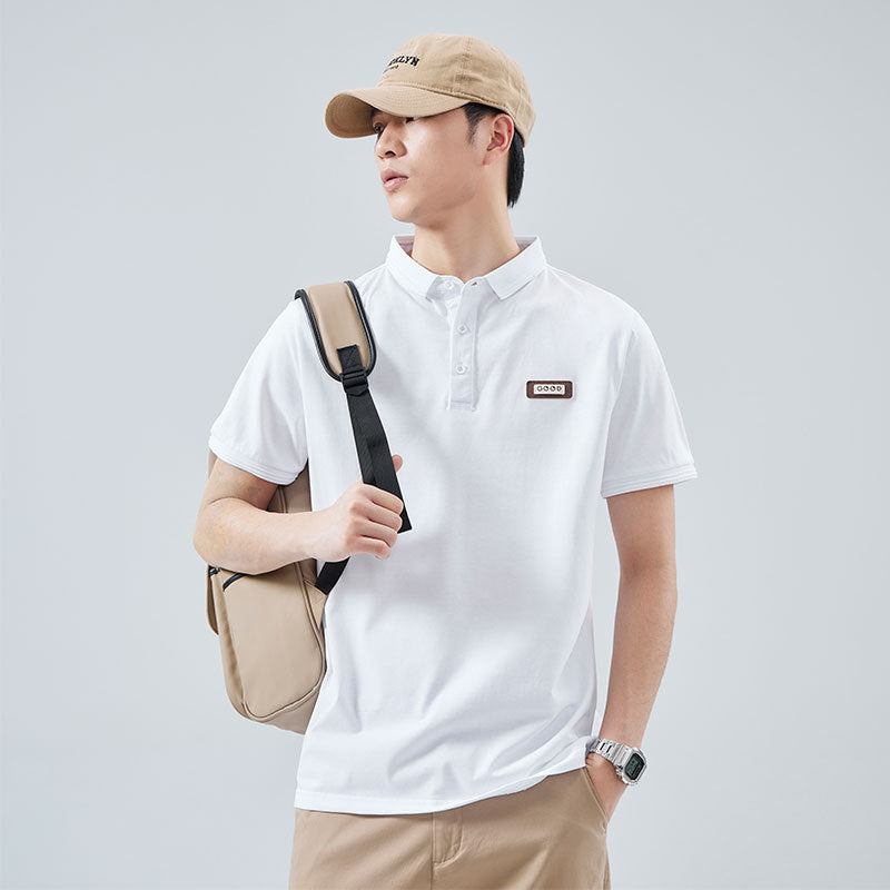 Short-sleeved Men's T-shirt Business Casual Top