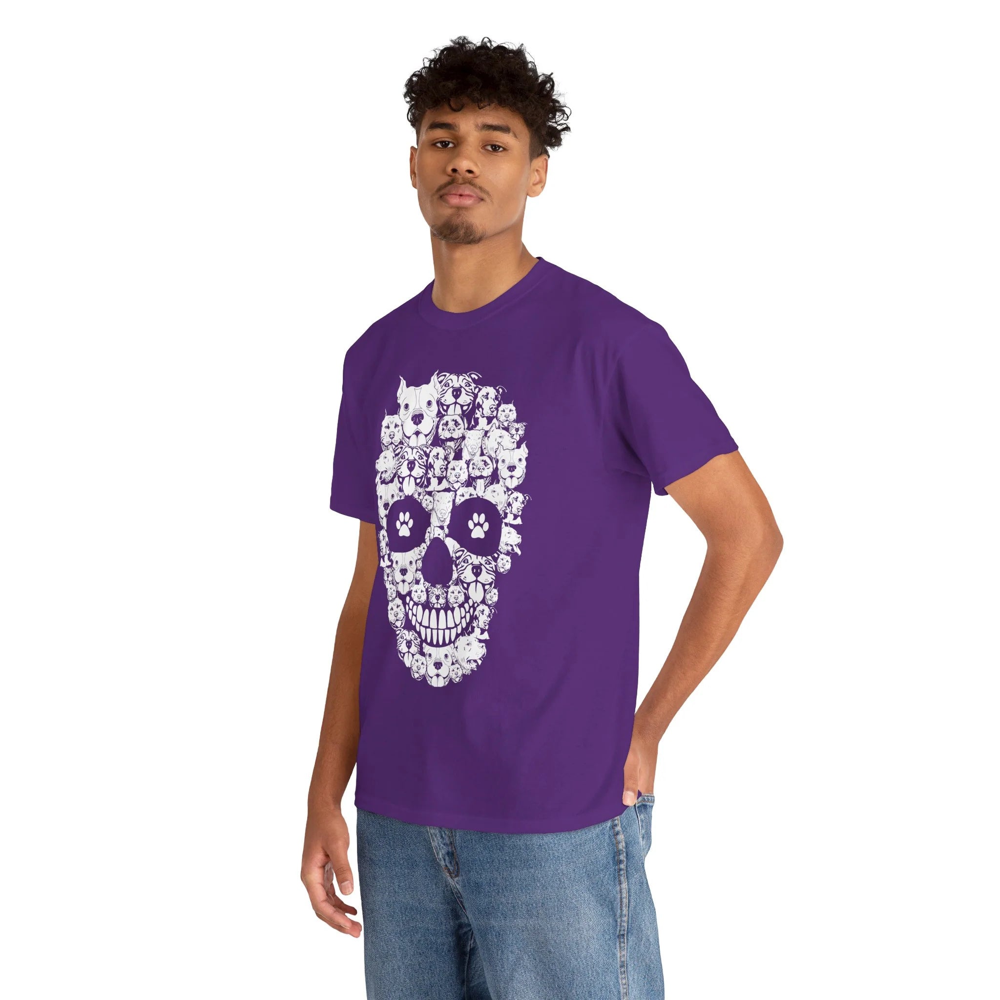 T-shirt Men And Women Couple Solid Color White Printing