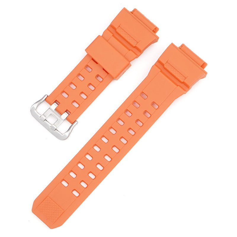 Camouflage Rubber TPU Resin Watchband Accessories
