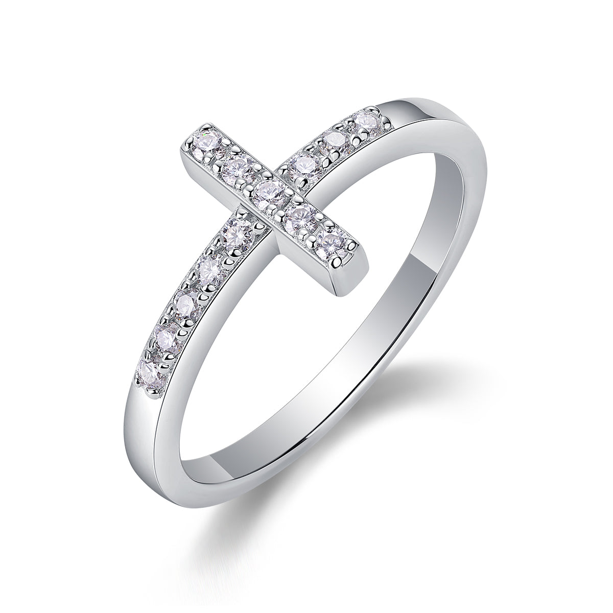 1Holy Light Cross - A Fashionable And Luxurious Jewelry Piece Set With Moissanite S925 Sterling Silver And Platinum-plated Diamond Prohibit TikTok sales