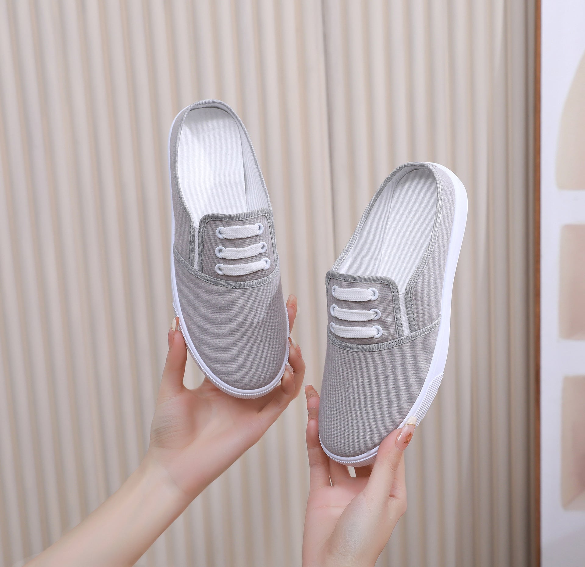 Slip-on Canvas Shoes Flat Women