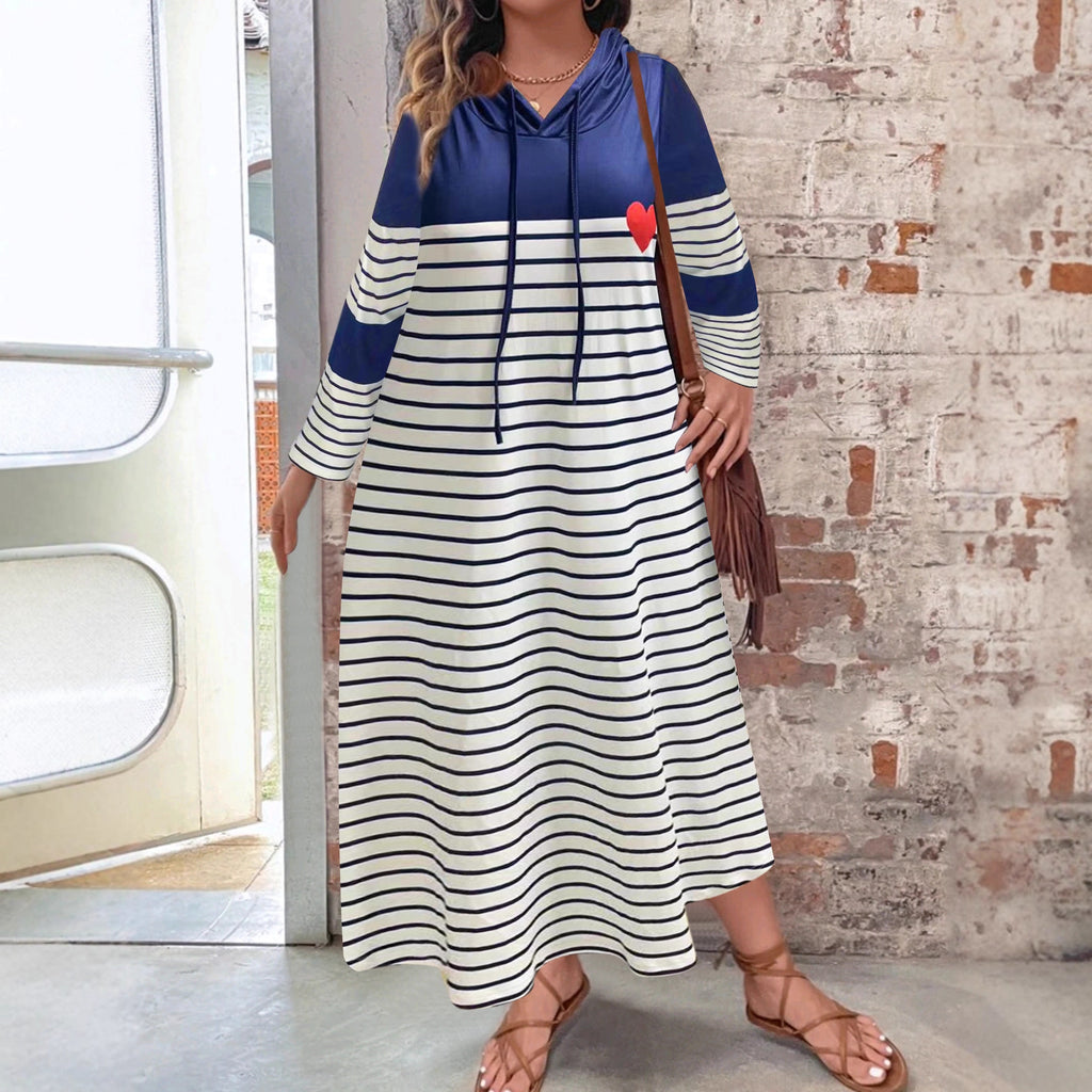 Long Sleeve Knee-length H-cut Front Pocket