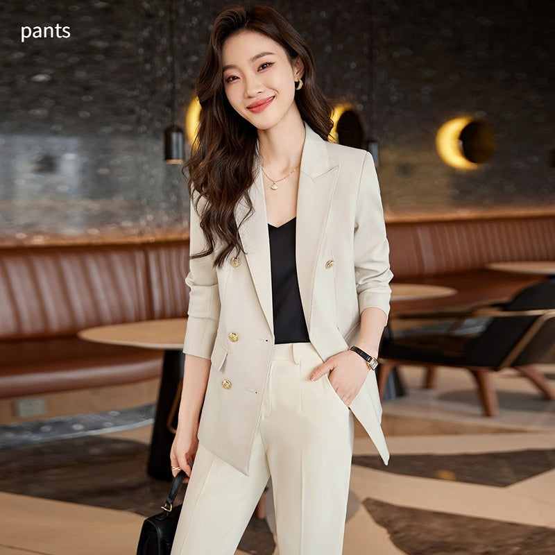 Spring And Autumn Business Two-piece Set For Women