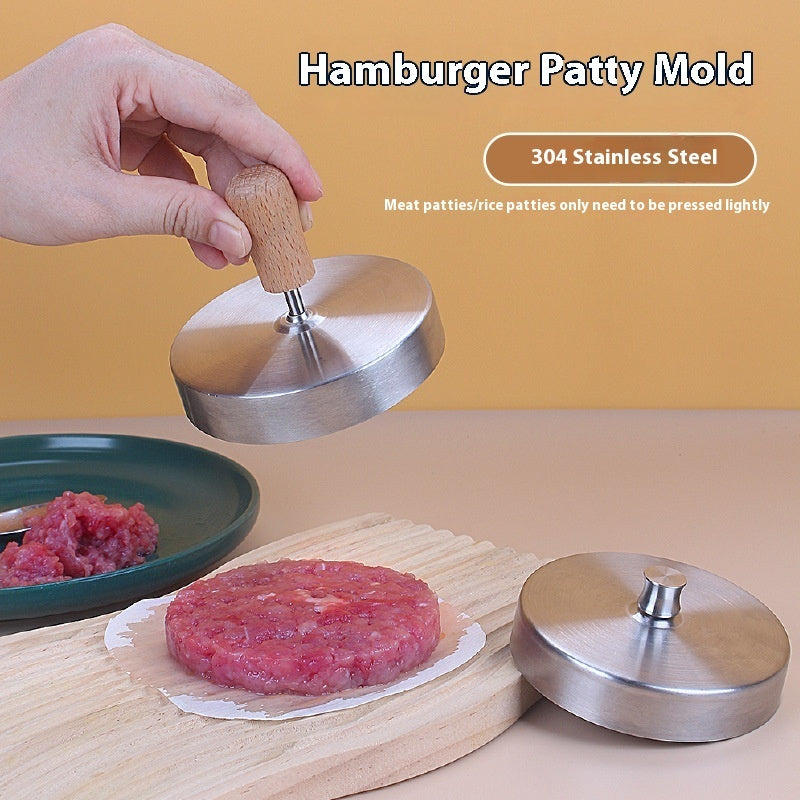 Stainless Steel Hamburger Meat Pressing Machine Mold
