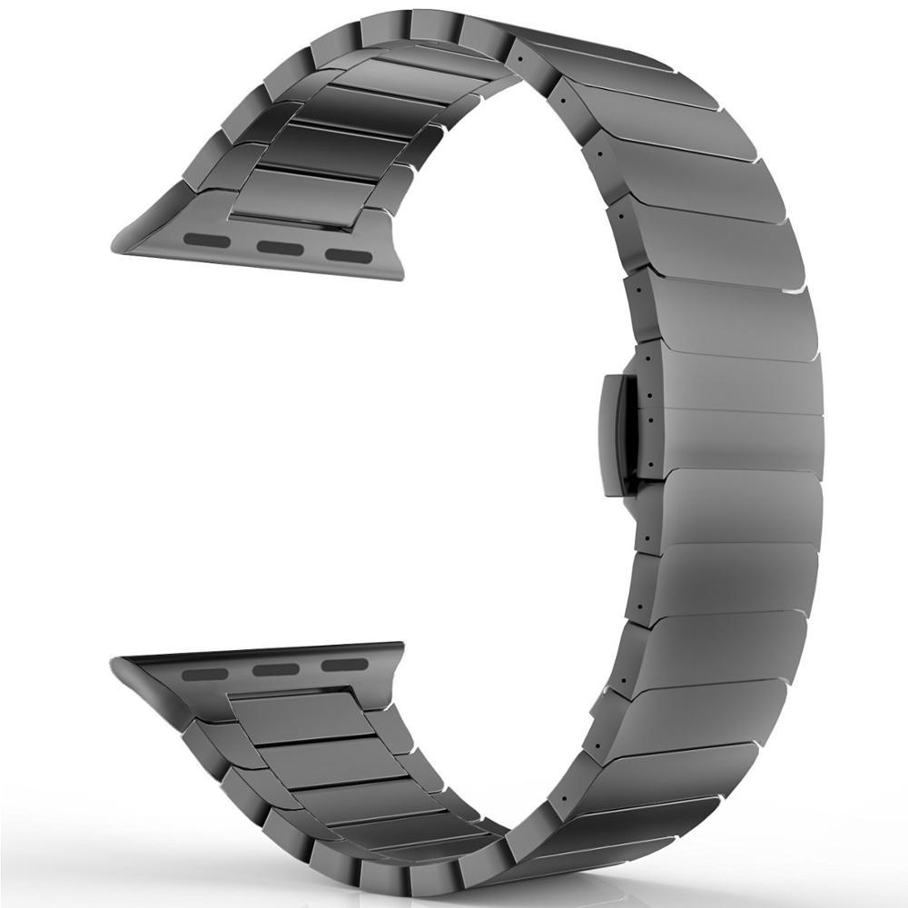 Stainless Steel Smart Butterfly Buckle Watch Strap