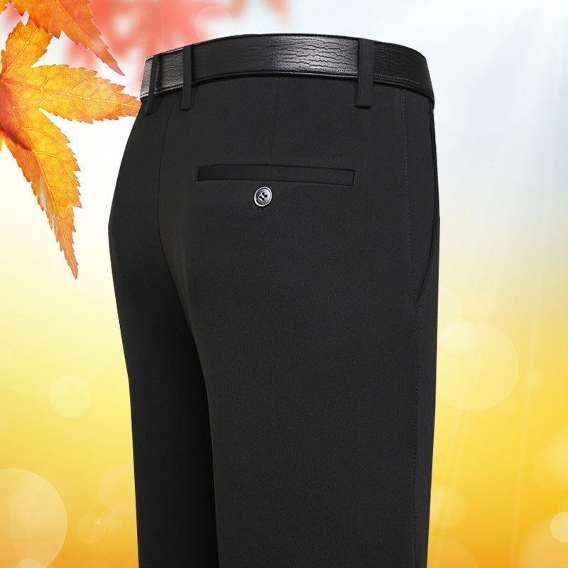 Young And Middle-aged Men's Autumn And Winter New Stretch Casual Pants