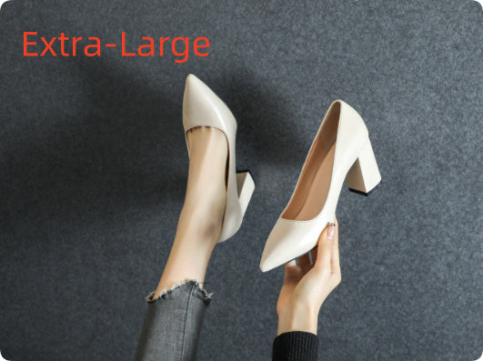 Women's Shallow-mouth Shoes, Plus Size, Wide And Thick For Fat Feet