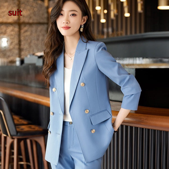 Spring And Autumn Business Two-piece Set For Women