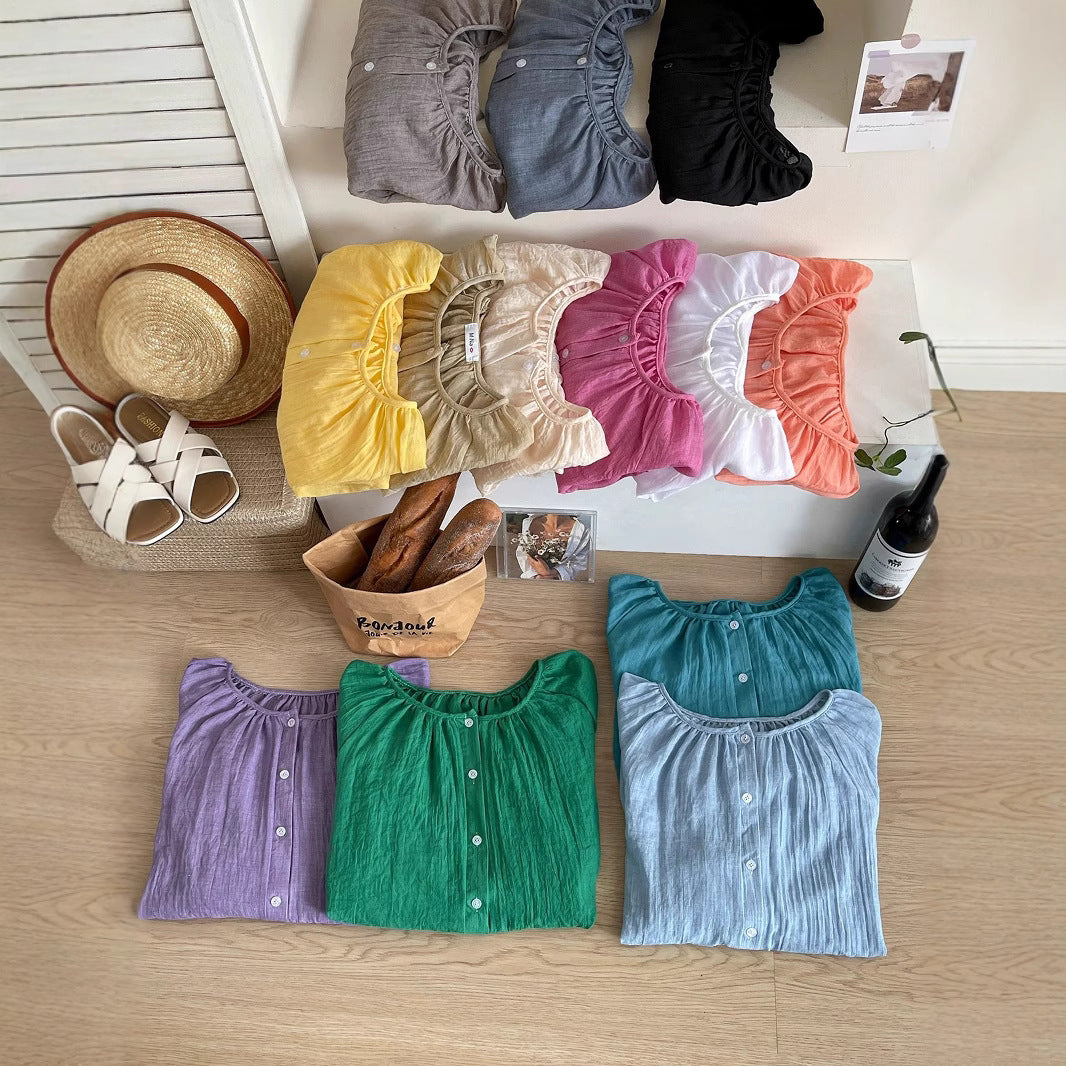 Summer Cotton-Linen Sun-Protective Shirt For Women