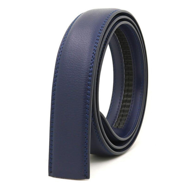 Men's Automatic Belt Body 3 5cm Genuine Leather Belt Without Buckle