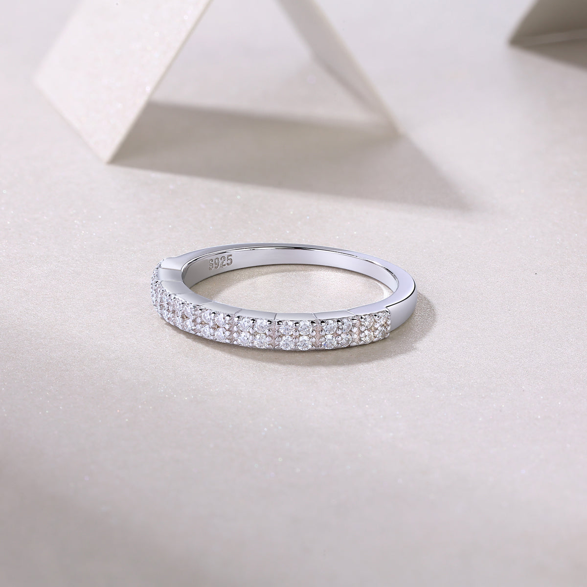 1For Love - A Fashionable And Luxurious Jewelry Accessory Set With Moissanite S925 Sterling Silver And Platinum-plated Diamond Prohibit TikTok sales