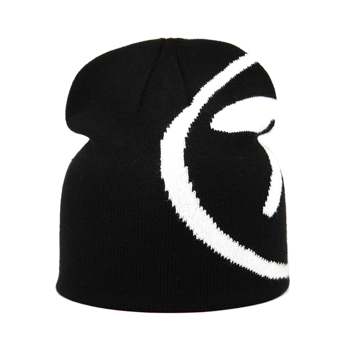 Autumn And Winter Knitting Portrait Jacquard Warm Wool Hat