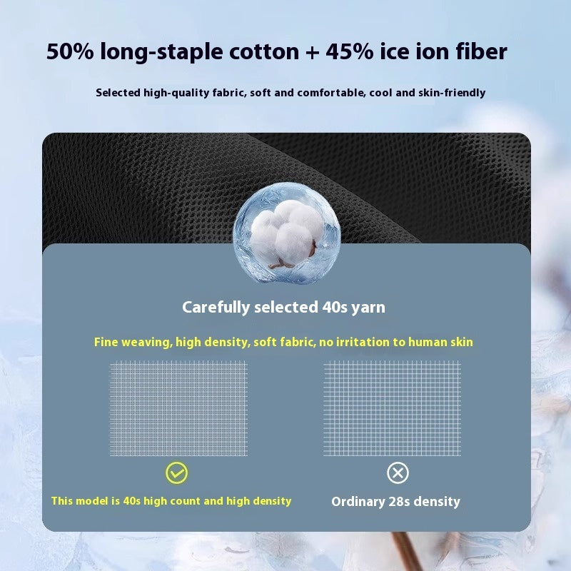 Collar Men's Short-sleeved Polo Shirt High-end