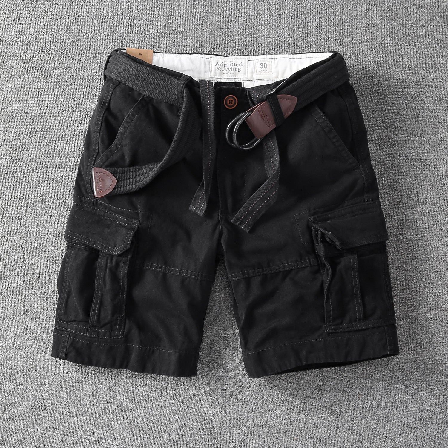 Retro Heavy Casual Overalls Pants
