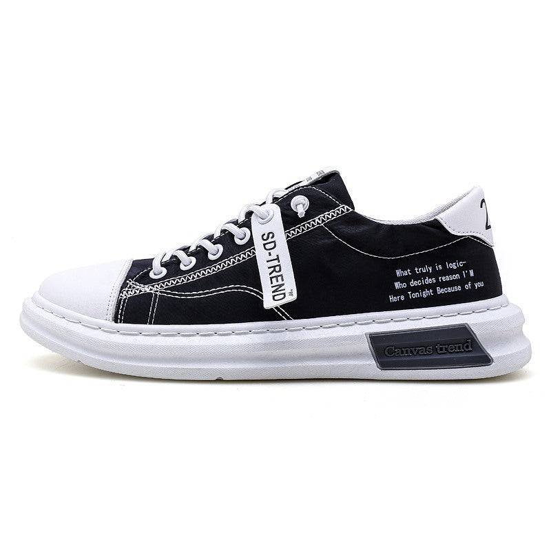 Breathable Ice Silk Cloth Shoes Thin Style Trendy Canvas Men's Shoes