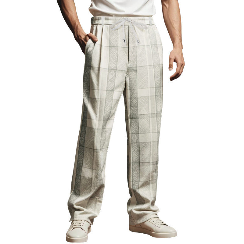 Casual Loose Digital Printing Business Simplicity Sports Pants