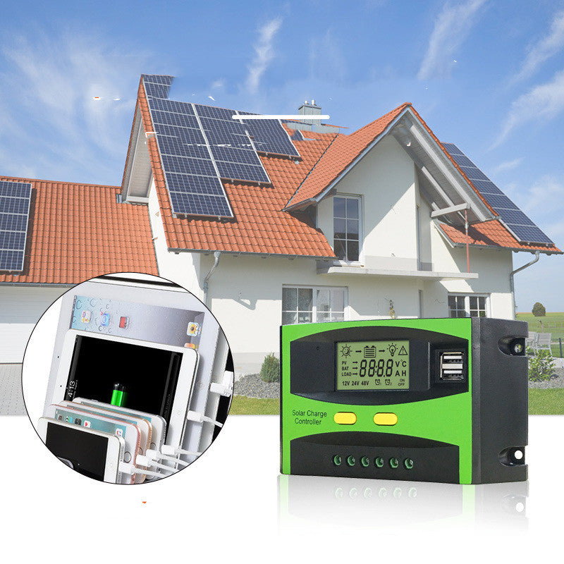 Solar Panel Controller Photovoltaic Intelligent Charging Power Generation Sun Shield Controller