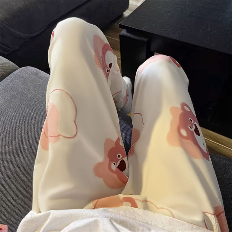 Cartoon Japanese Pajama Pants Student Female Anti-mosquito Cute Dormitory Leisure