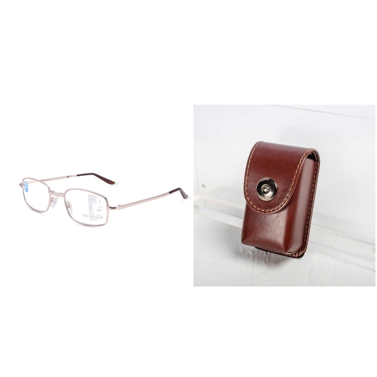 Remote And Near Dual-purpose Reading Glasses Smart Zoom Anti-blue Light
