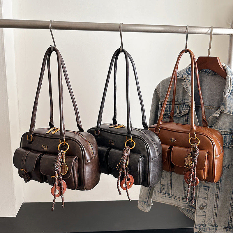 Retro Autumn And Winter New Large Capacity Ladies Bag