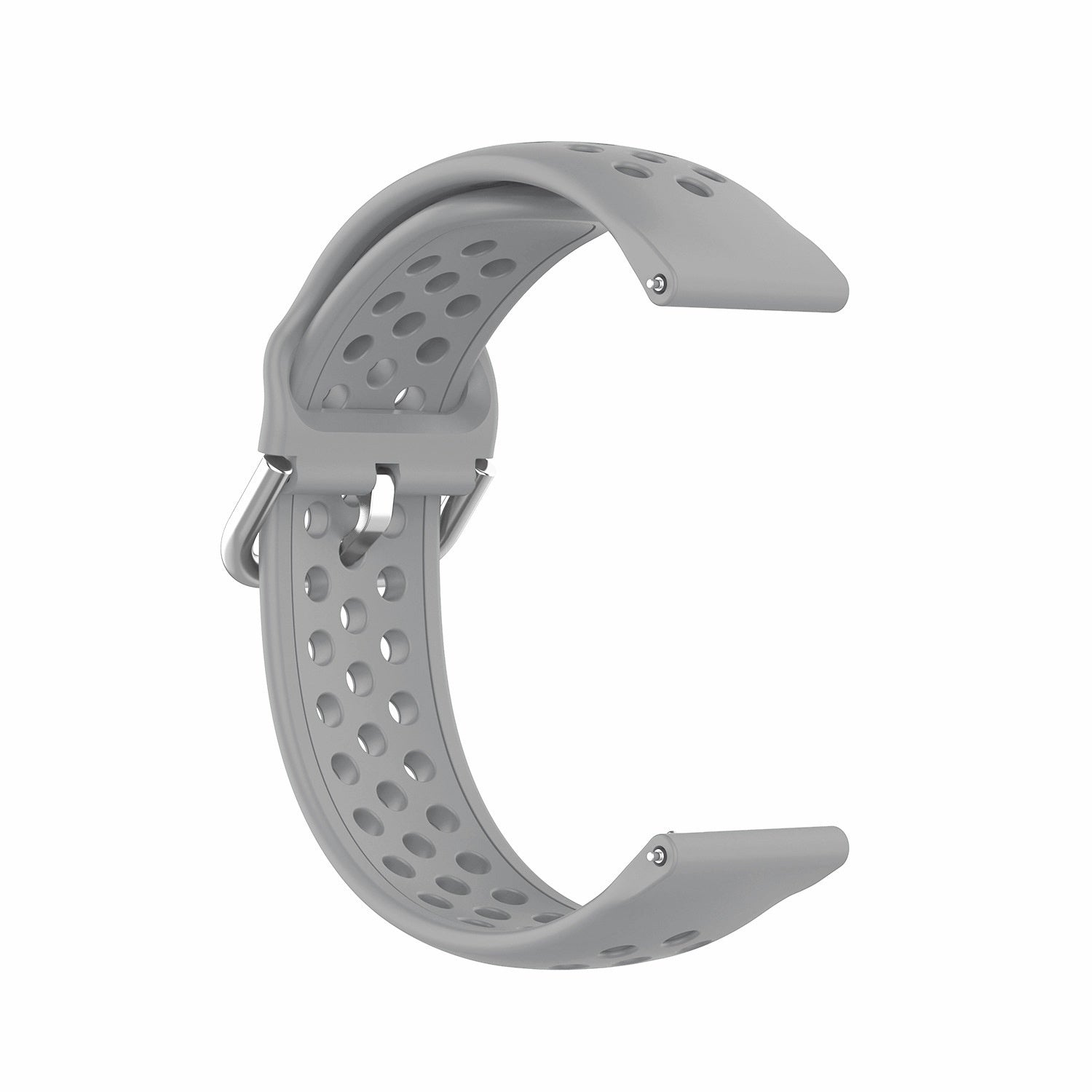 Silicone Watch Strap Porous Straight Buckle