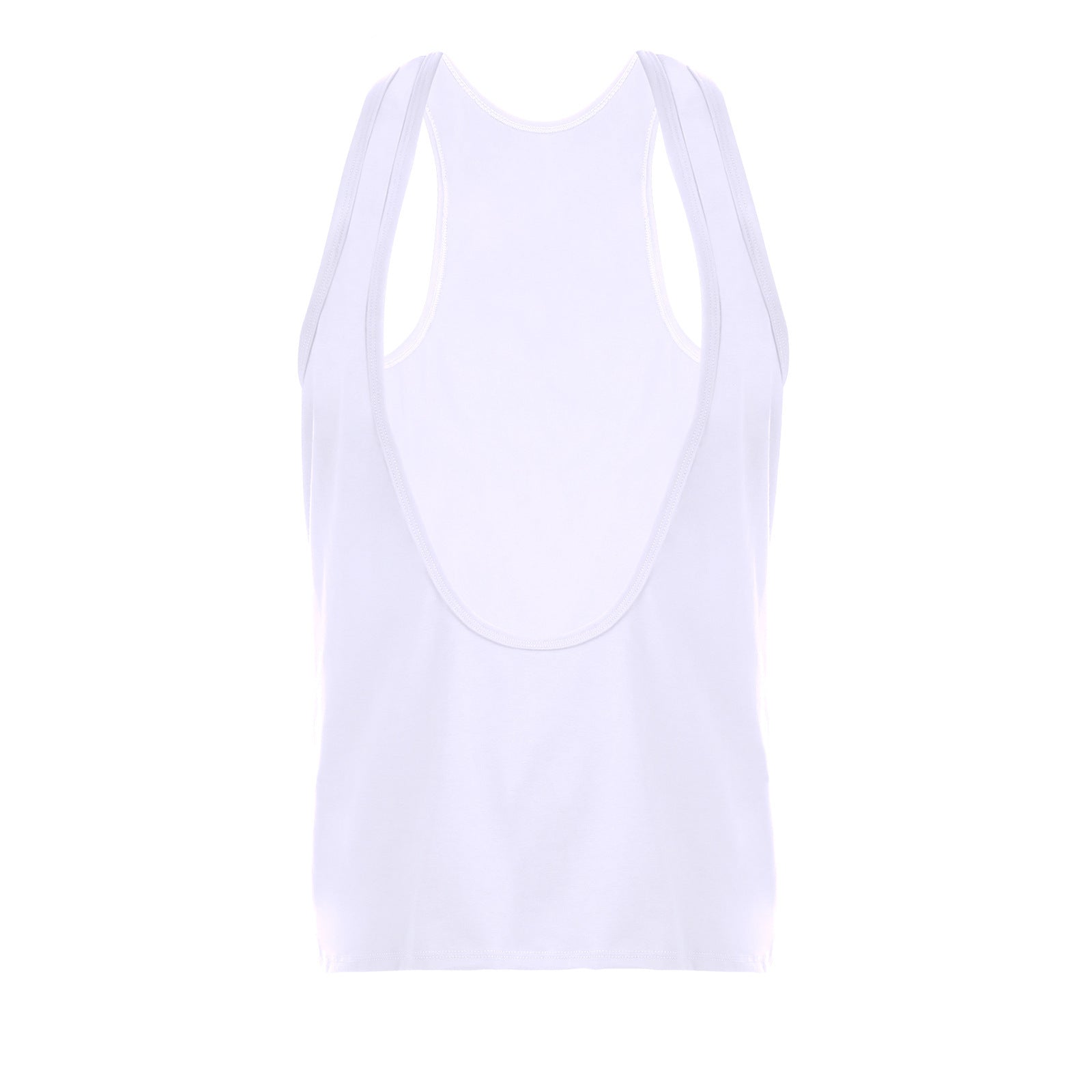 Men's Loose-fitting Sleeveless Shirt Sexy Deep V-neck Sports T-shirt