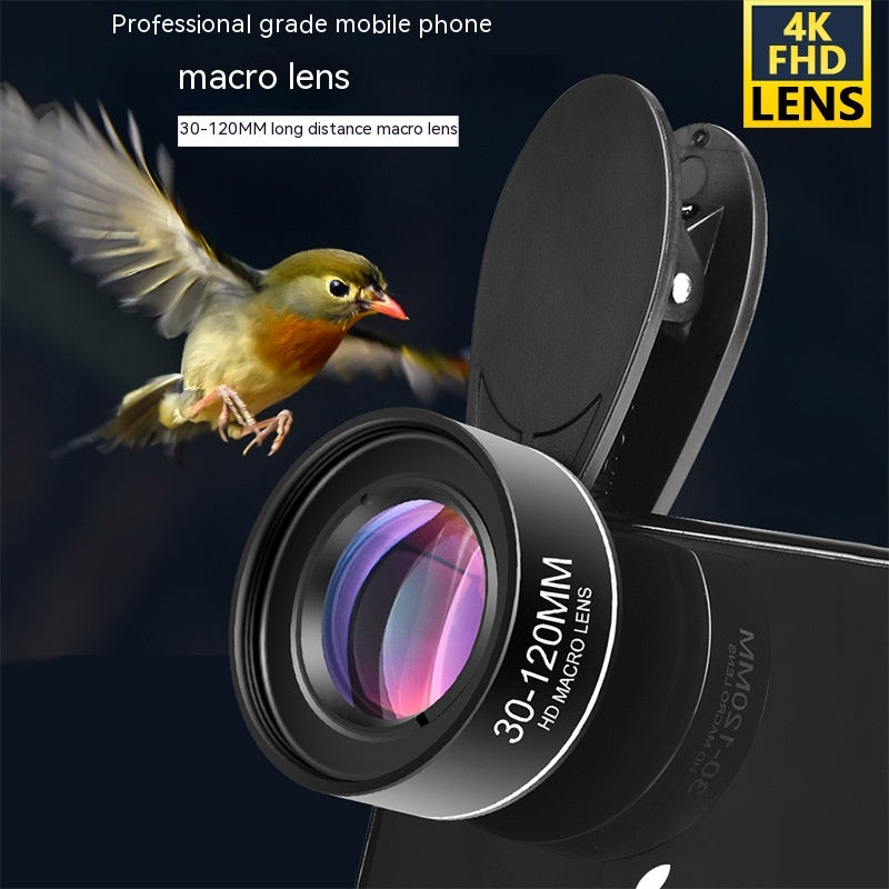 30-120mm Long-distance Mobile Phone Rear Macro Lens
