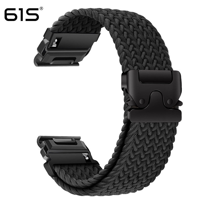 Elastic Umbrella Buckle Woven Watch Band