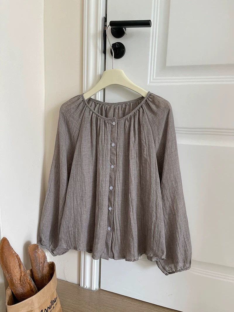 Summer Cotton-Linen Sun-Protective Shirt For Women