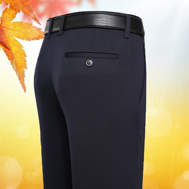 Young And Middle-aged Men's Autumn And Winter New Stretch Casual Pants