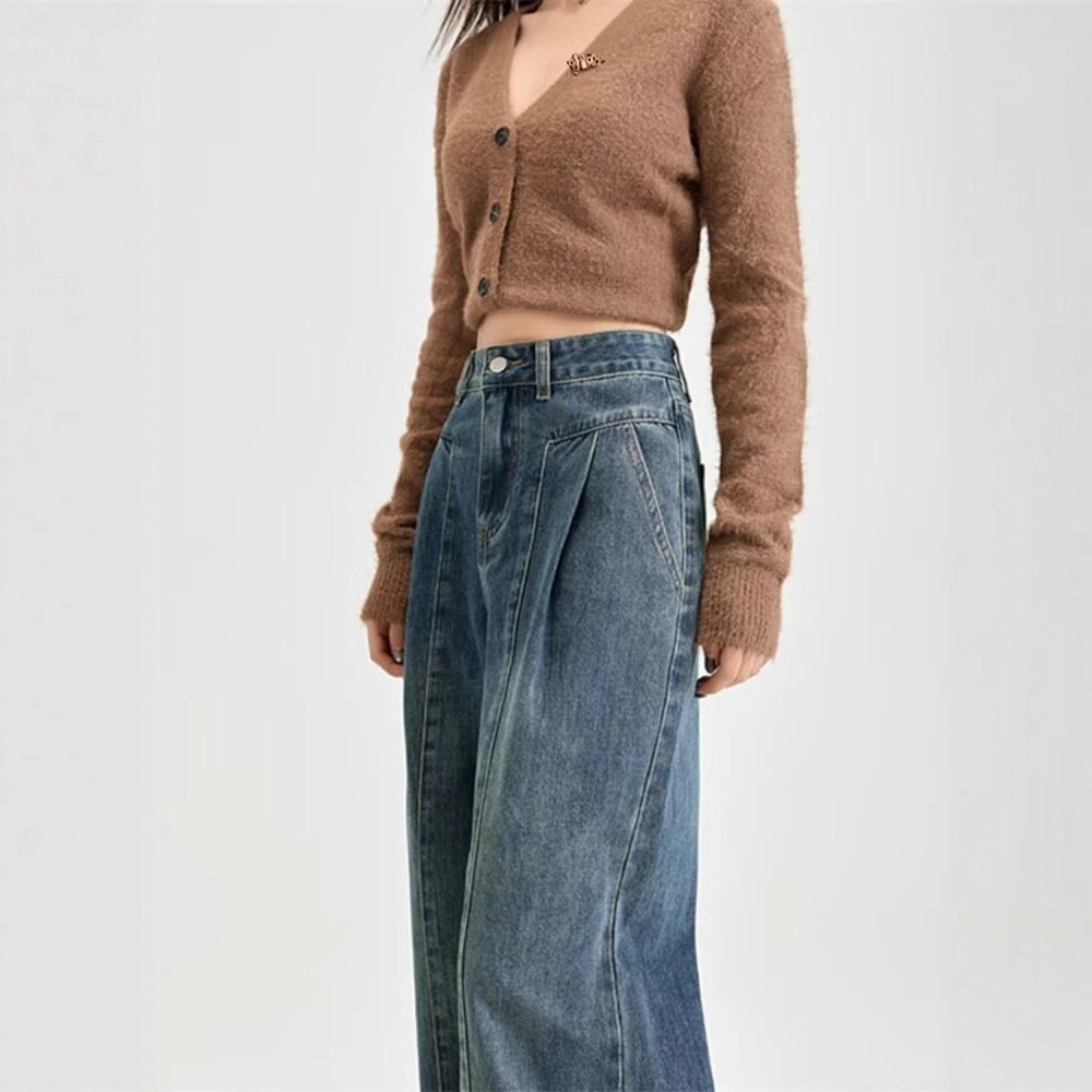 Womens Bestselling Wide-leg Denim Jeans At The Supermarket