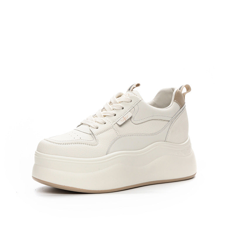 Wedge Platform Thick Bottom Inner Height Increasing Casual Shoes