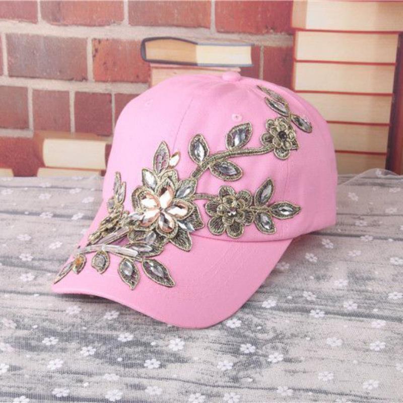 European And American Style Casual All-match Gold Silk Flower Cowboy Hat