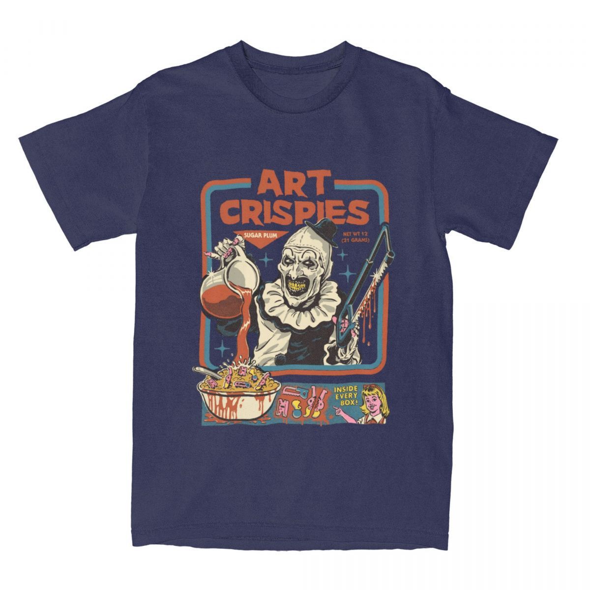 Art Crispies Scary Clown Shirt Solid Color
