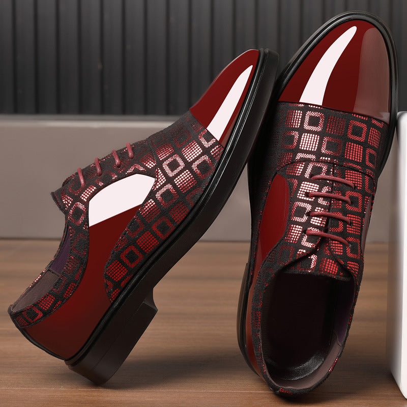 Men's Versatile Spring And Autumn Business Leather Shoes