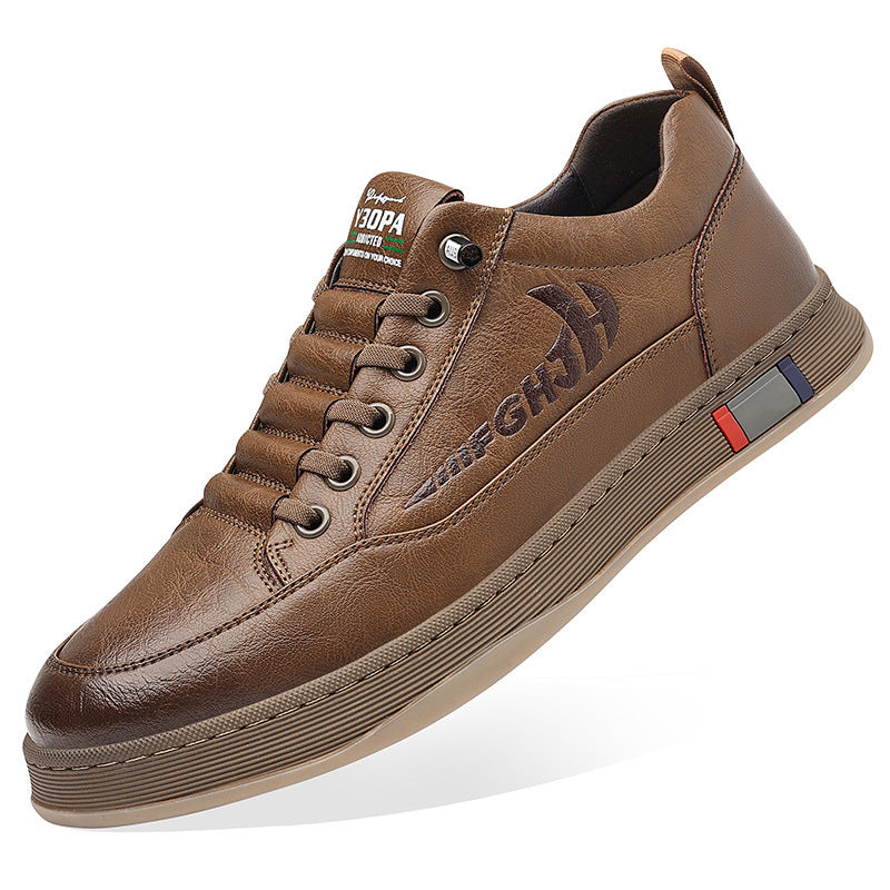 New Breathable All-matching Casual Men's Leather Shoes
